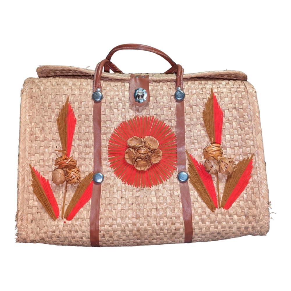 Vintage Straw Purse